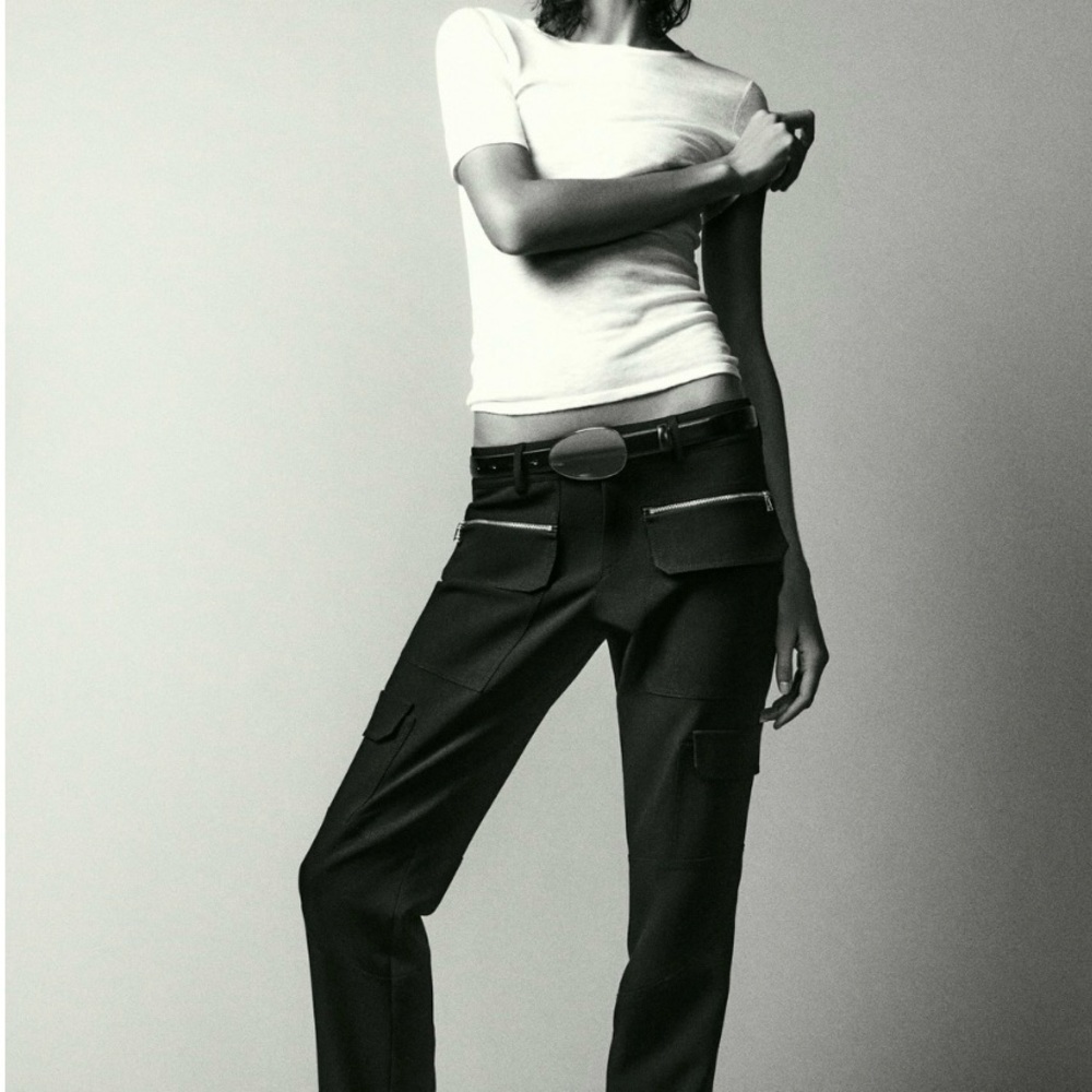 Zippered Cargo Pants ZW collection